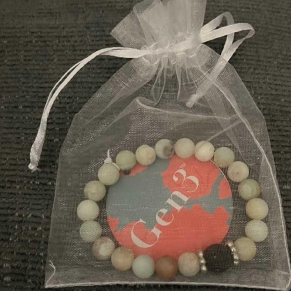 Amazonite & Lave Diffuser Bracelet - NWT
